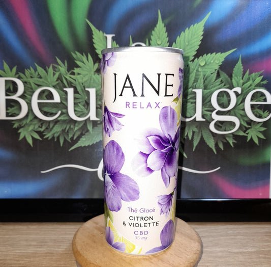 Thé CBD Bio - Citron Violette (35mg) | JANE