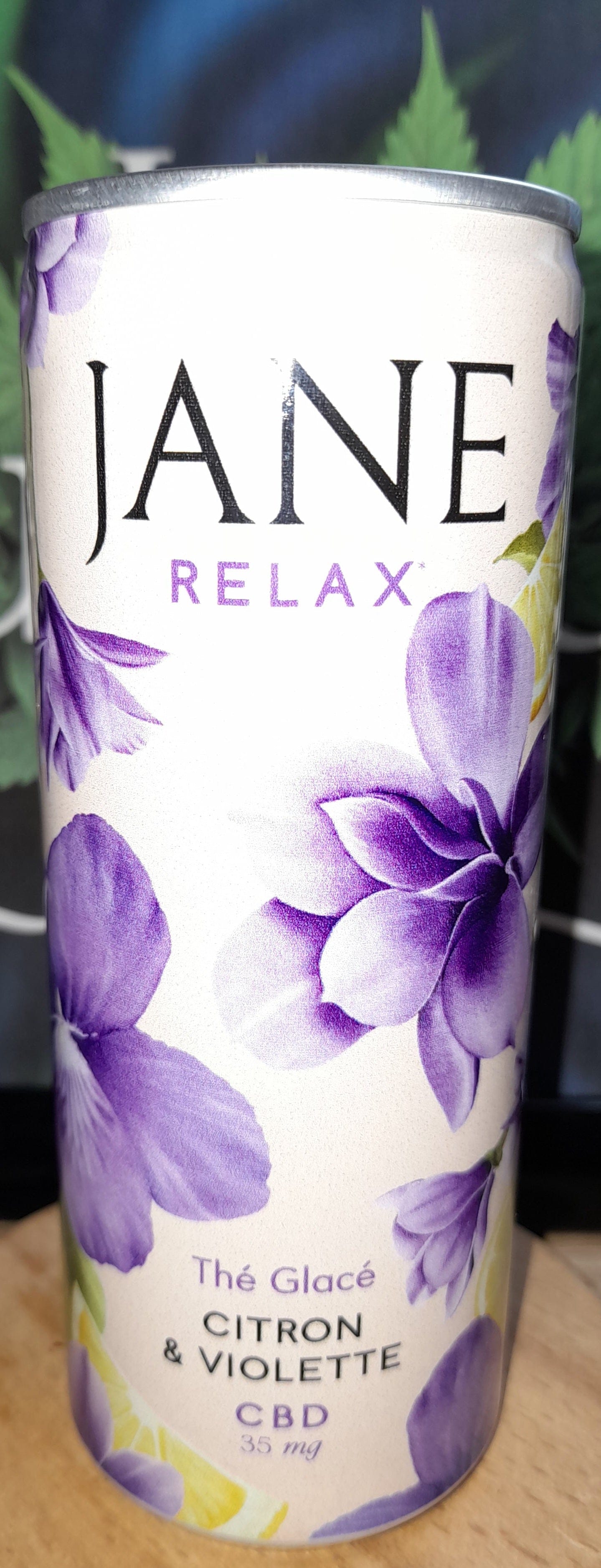 Thé CBD Bio - Citron Violette (35mg) | JANE